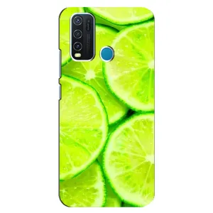 Чехол с изображением вкусной еды для ViVO Y30 (Лайм)