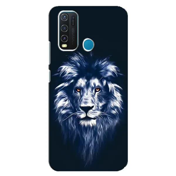 Чехол с рисунком «Лев - синий» для Vivo Y30 Чехол с рисунком «Лев - синий» для Vivo Y30