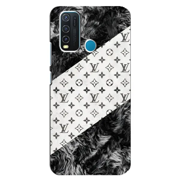 Чехол с рисунком «LV на белом» для Vivo Y30 Чехол с рисунком «LV на белом» для Vivo Y30