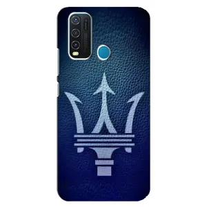 Чехлы с тематикой "Крутые машины" на ViVO Y30 (Лого Maserati)