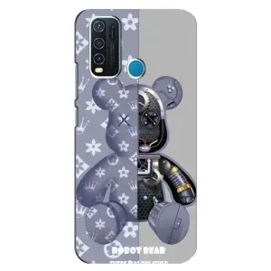 Силіконовий чохол для ViVO Y30 (Ведмідь Louis Vuitton)