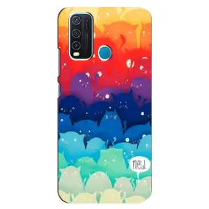 Силіконовий чохол з котиком для ViVO Y30 (Mew)