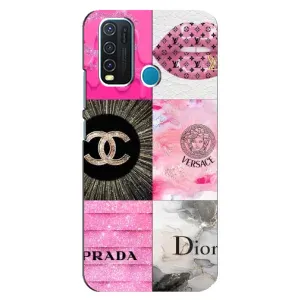 Чехол (Dior, Prada, YSL, Chanel) для ViVO Y30 (Модница)
