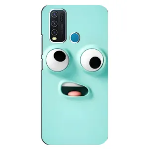 Силиконовые Чехлы (смешные стикеры) для ViVO Y30 (Забавное мятное лицо)