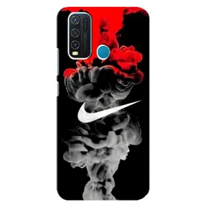 Силиконовый Чехол на ViVO Y30 с картинкой Nike (Nike дым)