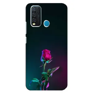 Чохли з принтом Троянд для ViVO Y30 (Нічна троянда)