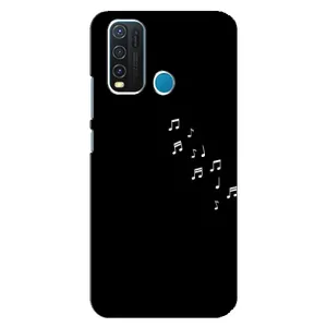 Чохол з картинками на чорному фоні для ViVO Y30 (Ноти)