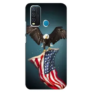 Чохол Прапор USA для ViVO Y30 (Орел і прапор)