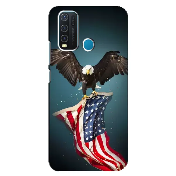 Чехол с рисунком «Орел и флаг» для Vivo Y30 Чехол с рисунком «Орел и флаг» для Vivo Y30