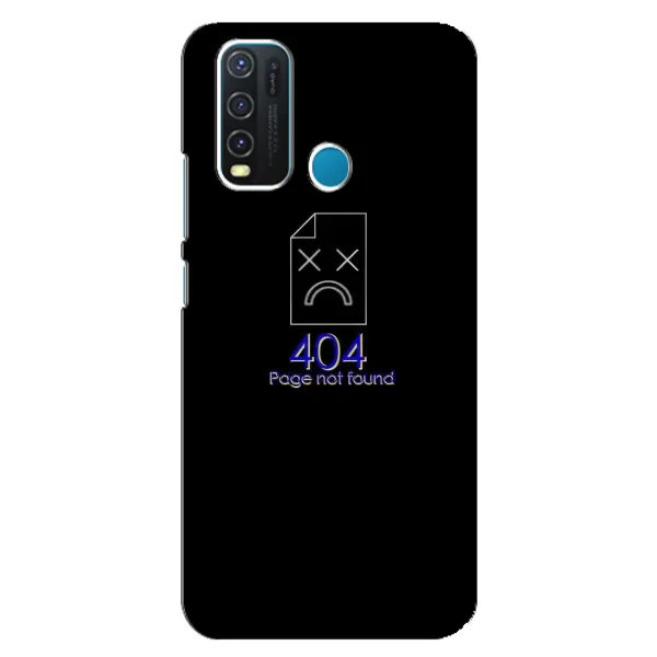 Чехол с рисунком «Ошибка 404» для Vivo Y30 Чехол с рисунком «Ошибка 404» для Vivo Y30