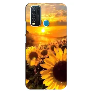 Чохол з Квітами для ViVO Y30 (поле соняшників)