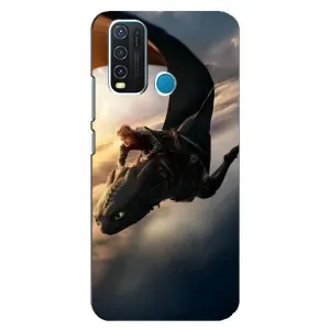 Чехол дракон Беззубик для ViVO Y30 (Полет Беззубика)