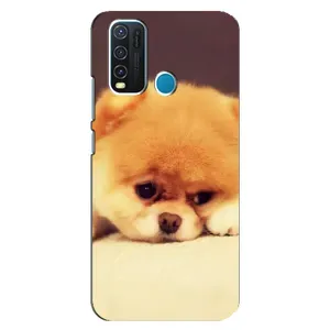 Чехол (ТПУ) Милые собачки для ViVO Y30 (Померанский шпиц)