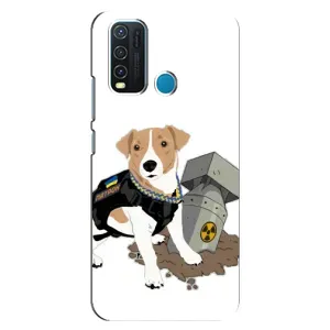 Чехол с принтом Собаки Патрон для ViVO Y30 (Пёс Патрон с ракетой)