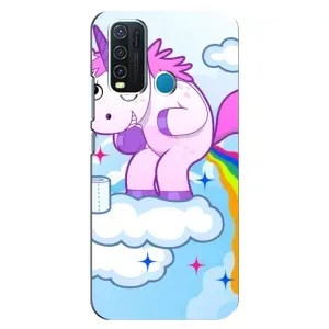 Чехол Unicorn на ViVO Y30 (Радуга единорожка)