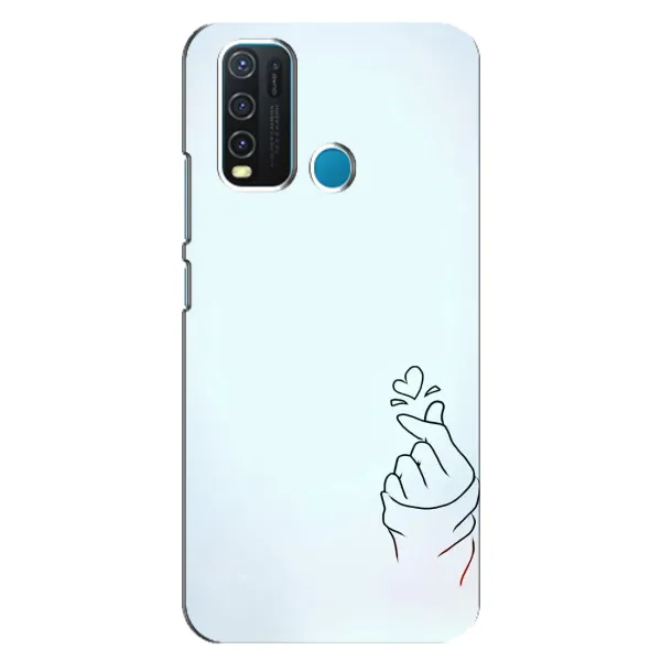 Чехол с рисунком «Сердце на голубом» для Vivo Y30 Чехол с рисунком «Сердце на голубом» для Vivo Y30
