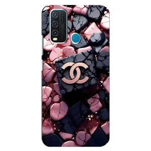 Чехол (Dior, Prada, YSL, Chanel) для ViVO Y30 (Шанель)