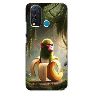 Чехол с мемами тралалело тралала для ViVO Y30 (Шимпанзини бананини)
