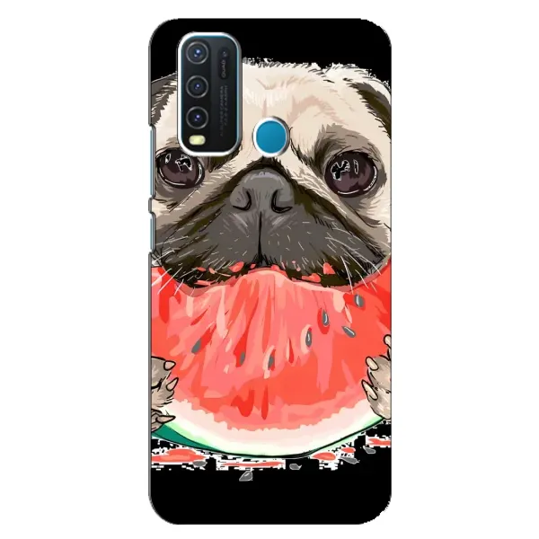 Чехол с рисунком «Смешной Мопс» для Vivo Y30 Чехол с рисунком «Смешной Мопс» для Vivo Y30