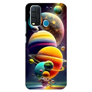 Чохол (ТПУ) з планетами на ViVO Y30 (Сонячна система)
