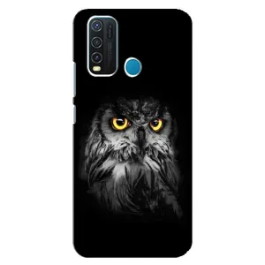 Чохли з принтом СОВИ для ViVO Y30 (Сова на чорному)
