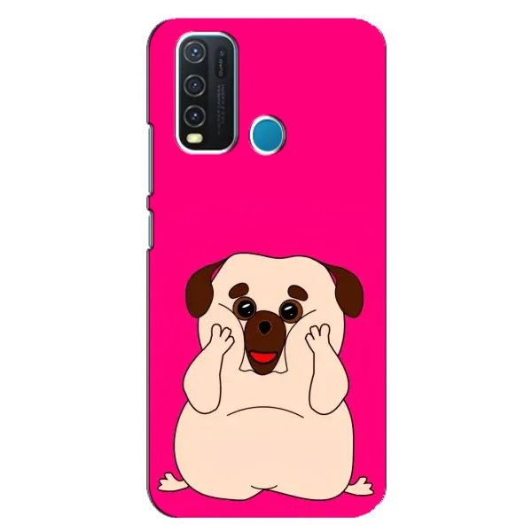 Чехол с рисунком «Веселый Мопсик» для Vivo Y30 Чехол с рисунком «Веселый Мопсик» для Vivo Y30