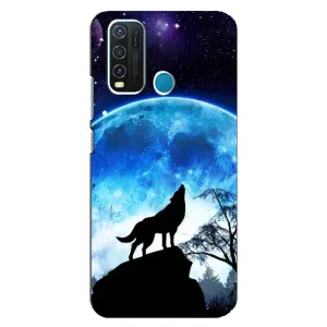 Чохол з Вовком на ViVO Y30 (Виє на місяць)
