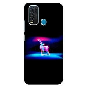 Силіконовий бампер з картинкою звірів для ViVO Y30 (Яскравий олень)