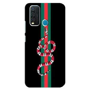 Чехлы Бренд GUCCI для ViVO Y30 (Змей Гуччи)