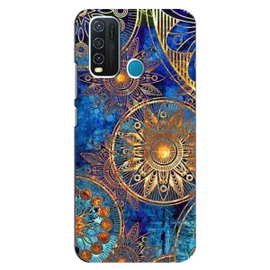 Чохли з сенсом на ViVO Y30 (Золоті узори)