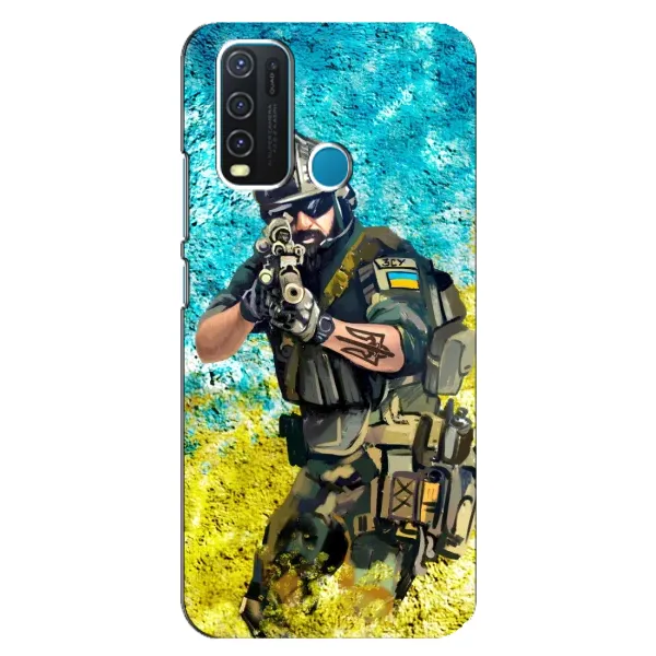 Чехол с рисунком «ЗСУ Воин» для Vivo Y30 Чехол с рисунком «ЗСУ Воин» для Vivo Y30