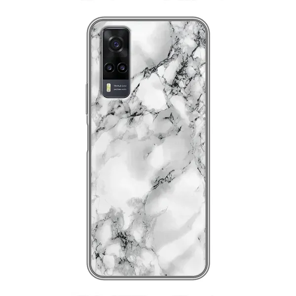 Чехол с рисунком «Белый мрамор» для Vivo Y31