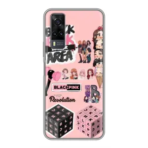 Чехлы с картинкой для ViVO Y31 (BLACK PINK коллаж)