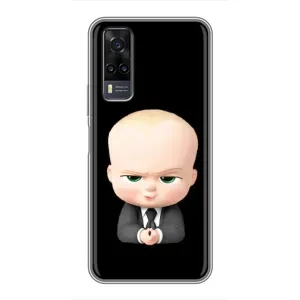 Мультяшный принт на Чехол для Виво Y31 (Бос)