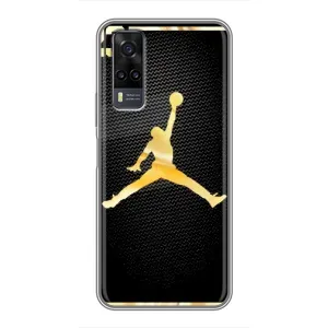 Силиконовый Чехол Nike Air Jordan на Виво Y31 (Джордан 23)