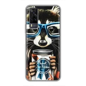 Силіконовий Чохол з Энотами на ViVO Y31 (Єнот в окулярах)