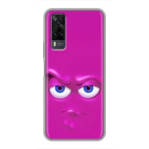 Силиконовые Чехлы (смешные стикеры) для ViVO Y31 (Хитрая мордочка)