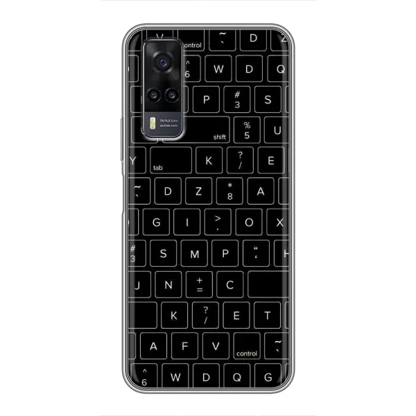 Чехол с рисунком «Клавиатура» для Vivo Y31