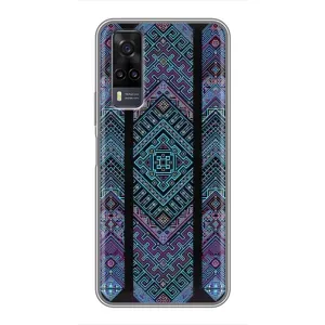 Силиконовый Чехол на ViVO Y31 (Крутой орнамент)