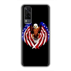 Чохол Прапор USA для ViVO Y31 (Крила США)