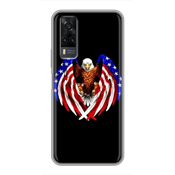 Чехол с рисунком «Крылья США» для Vivo Y31