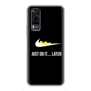Силиконовый Чехол на ViVO Y31 с картинкой Nike (Later)