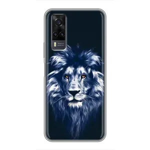 Чохол з картинкою на ViVO Y31 (Лев – синій)
