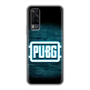 Чехол (TPU) с картинкой "Лого Пабг" на Виво Y31 (Лого PUBG)