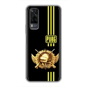 Чехол (TPU) с картинкой "Лого Пабг" на Виво Y31 (Лого PUPG)