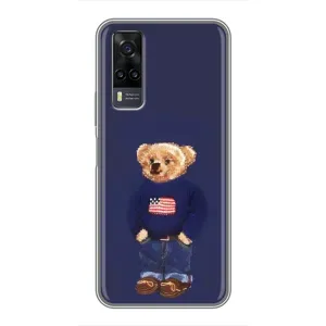 Чехлы Мишка Тедди для Виво Y31 (Мишка USA)