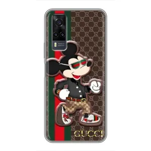 Чехлы Бренд GUCCI для ViVO Y31 (Маус Гуччи)