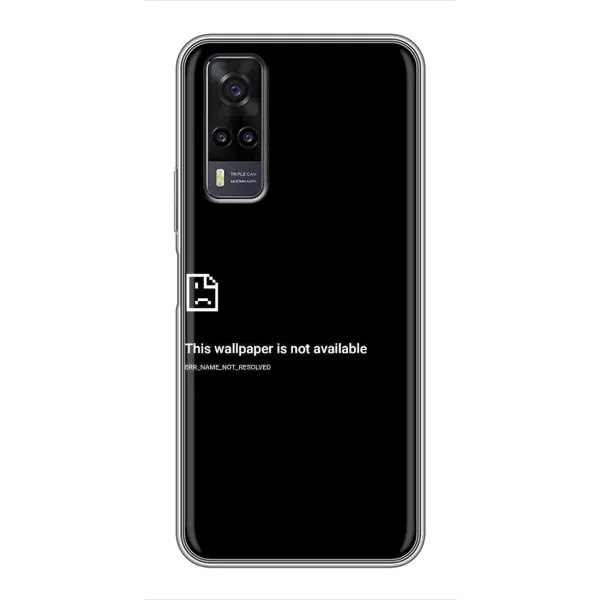 Чехол с рисунком «Ошибка» для Vivo Y31