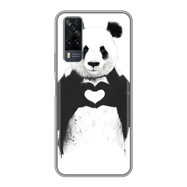 Чехол с рисунком «Панда» для Vivo Y31
