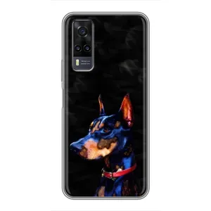 Бампер для ViVO Y31 з картинкою "Песики" (Собака Мопсік)